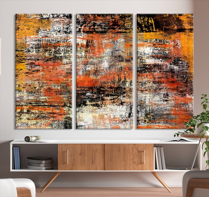 Abstract Modern Wall Art Large Marble Canvas Print Bedroom Decor