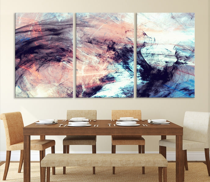 Abstract Painting Modern Canvas Wall Art Large Framed Print