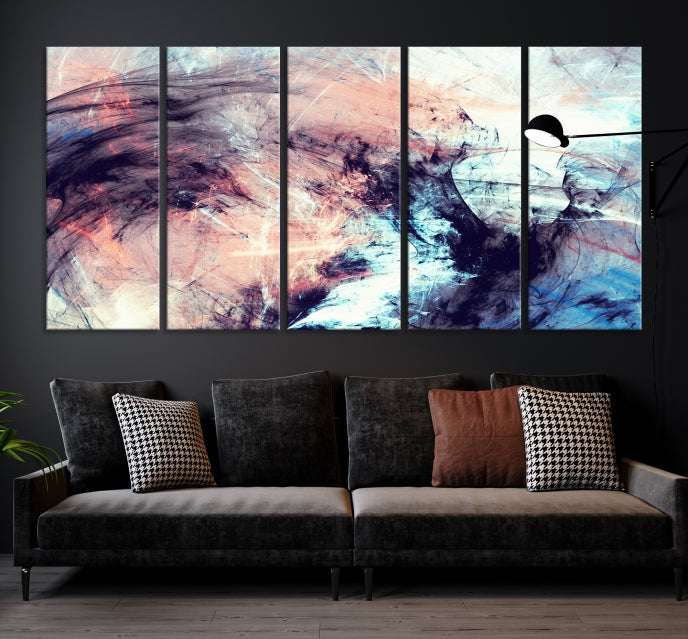 Abstract Painting Modern Canvas Wall Art Large Framed Print