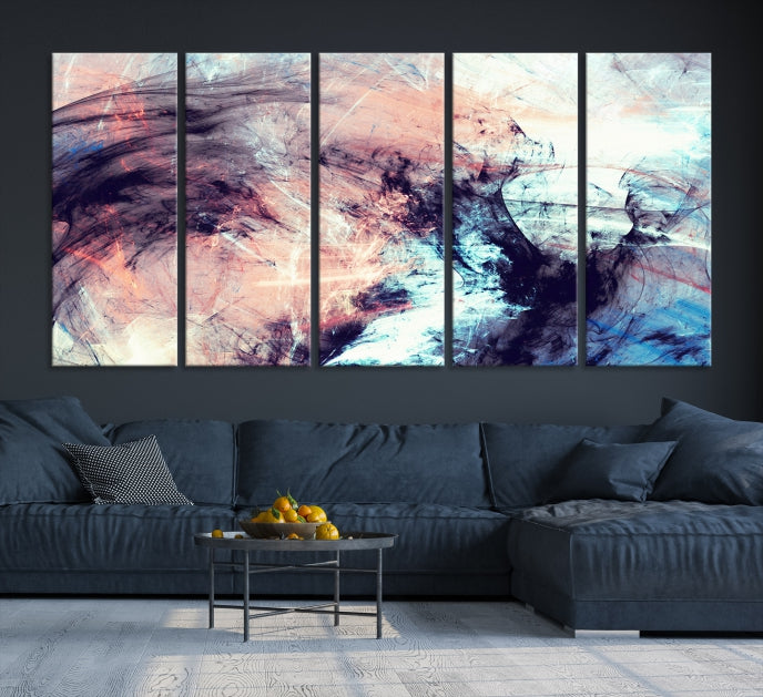 Abstract Painting Modern Canvas Wall Art Large Framed Print