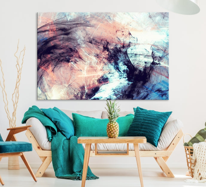 Abstract Painting Modern Canvas Wall Art Large Framed Print