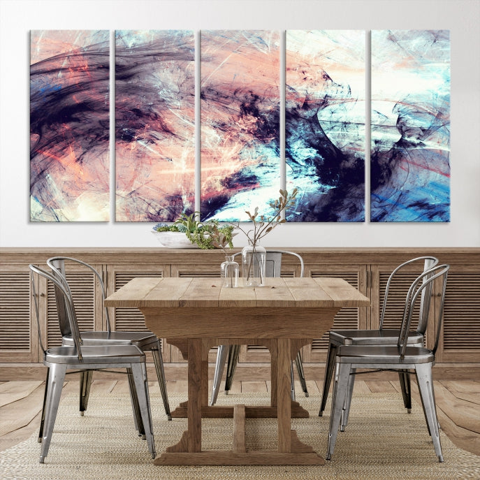 Abstract Painting Modern Canvas Wall Art Large Framed Print