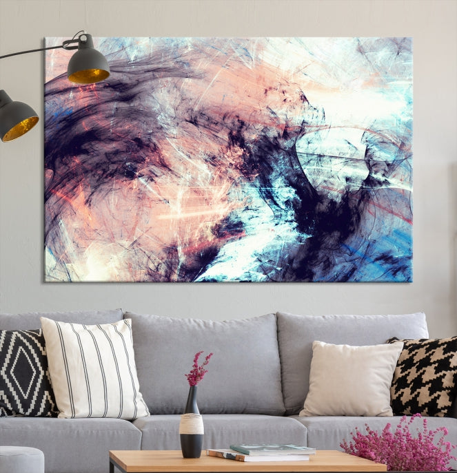 Abstract Painting Modern Canvas Wall Art Large Framed Print