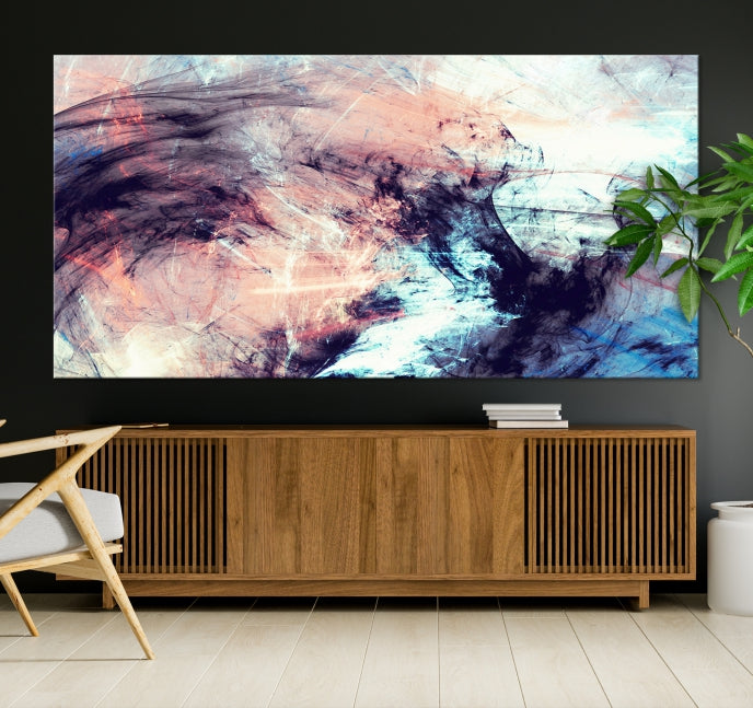 Abstract Painting Modern Canvas Wall Art Large Framed Print