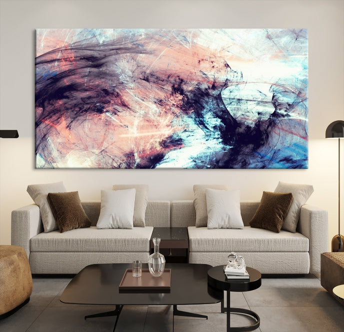 Abstract Painting Modern Canvas Wall Art Large Framed Print