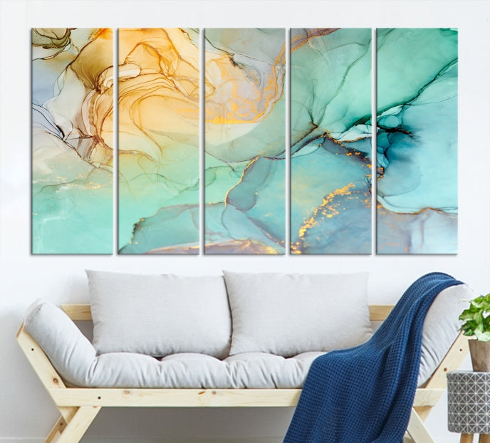 Abstract Painting on Giclee Canvas Wall Art Print for Living Room Bedroom Design