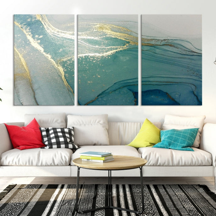 Abstract Painting on Giclee Canvas Wall Art Print Modern Wall Decoration