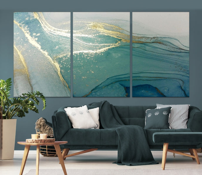 Abstract Painting on Giclee Canvas Wall Art Print Modern Wall Decoration