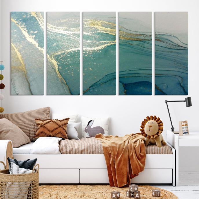 Abstract Painting on Giclee Canvas Wall Art Print Modern Wall Decoration