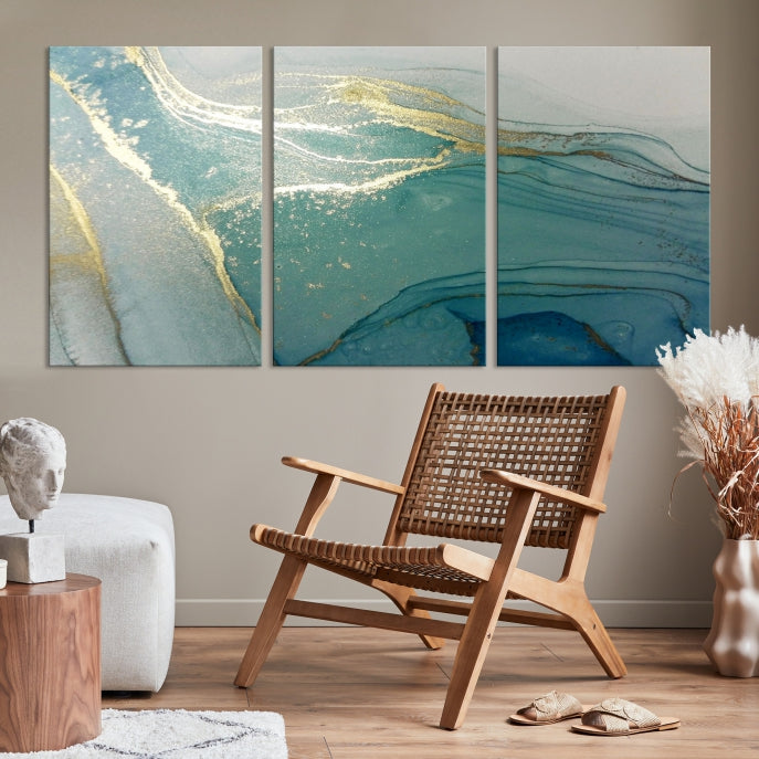 Abstract Painting on Giclee Canvas Wall Art Print Modern Wall Decoration