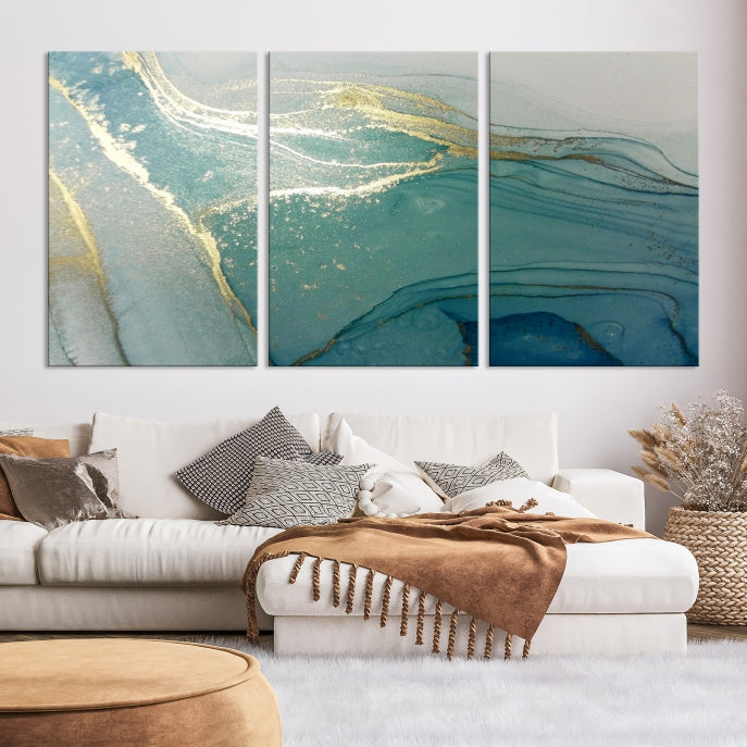 Abstract Painting on Giclee Canvas Wall Art Print Modern Wall Decoration