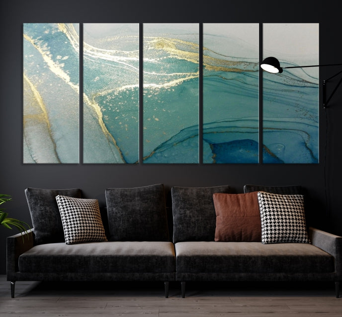 Abstract Painting on Giclee Canvas Wall Art Print Modern Wall Decoration