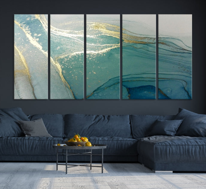 Abstract Painting on Giclee Canvas Wall Art Print Modern Wall Decoration