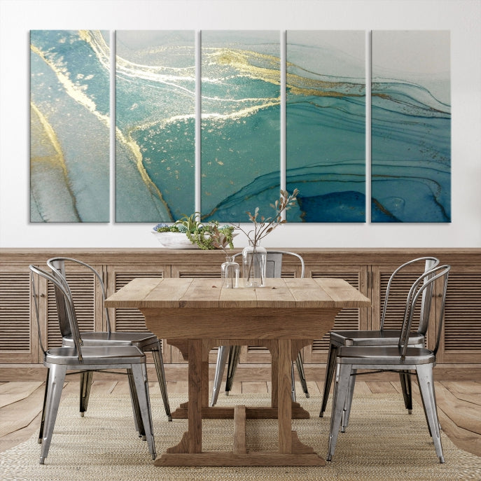 Abstract Painting on Giclee Canvas Wall Art Print Modern Wall Decoration