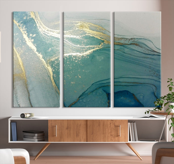 Abstract Painting on Giclee Canvas Wall Art Print Modern Wall Decoration