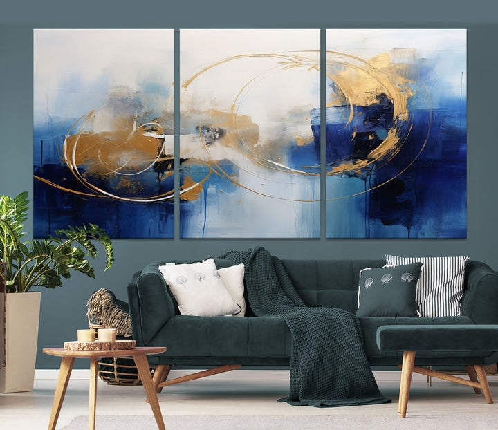 Abstract Wall Art Canvas Print for Modern Home Office Living Dining Room Decoration