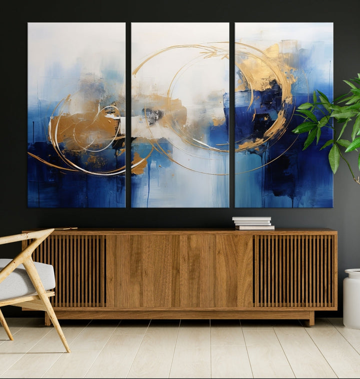 Abstract Wall Art Canvas Print for Modern Home Office Living Dining Room Decoration