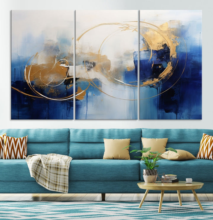 Abstract Wall Art Canvas Print for Modern Home Office Living Dining Room Decoration