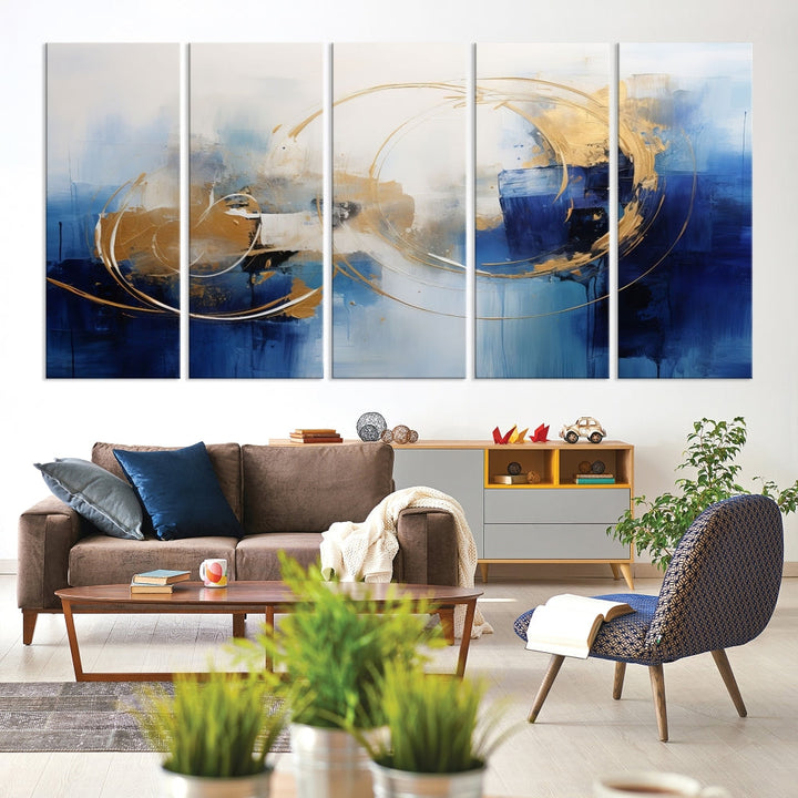 Abstract Wall Art Canvas Print for Modern Home Office Living Dining Room Decoration