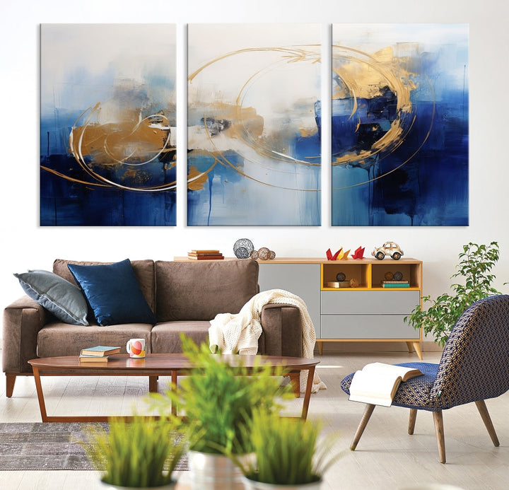 Abstract Wall Art Canvas Print for Modern Home Office Living Dining Room Decoration