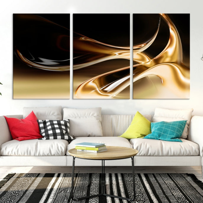 Abstract Wall Art Canvas Print Modern Home Office Decor