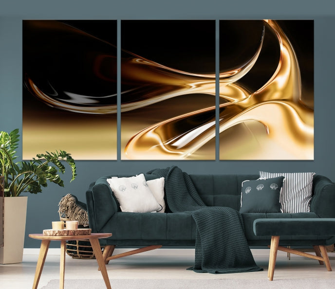 Abstract Wall Art Canvas Print Modern Home Office Decor