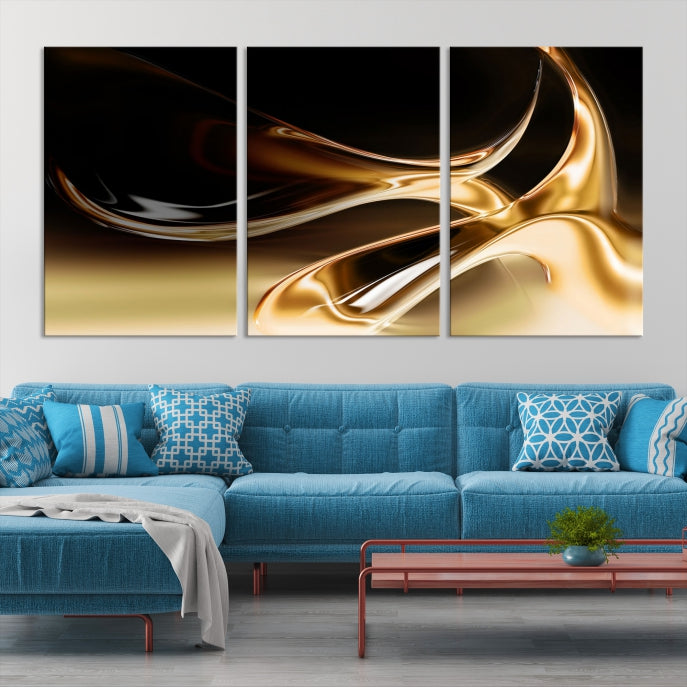 Abstract Wall Art Canvas Print Modern Home Office Decor