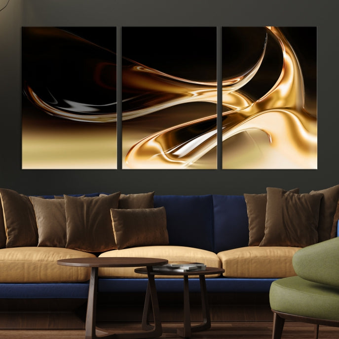 Abstract Wall Art Canvas Print Modern Home Office Decor