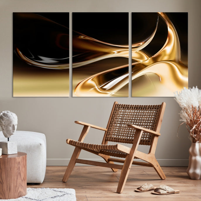 Abstract Wall Art Canvas Print Modern Home Office Decor