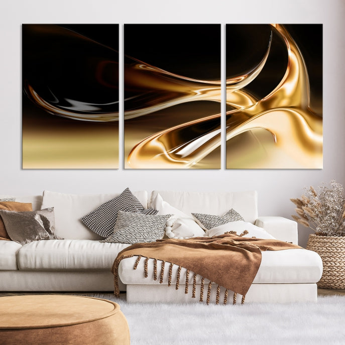 Abstract Wall Art Canvas Print Modern Home Office Decor