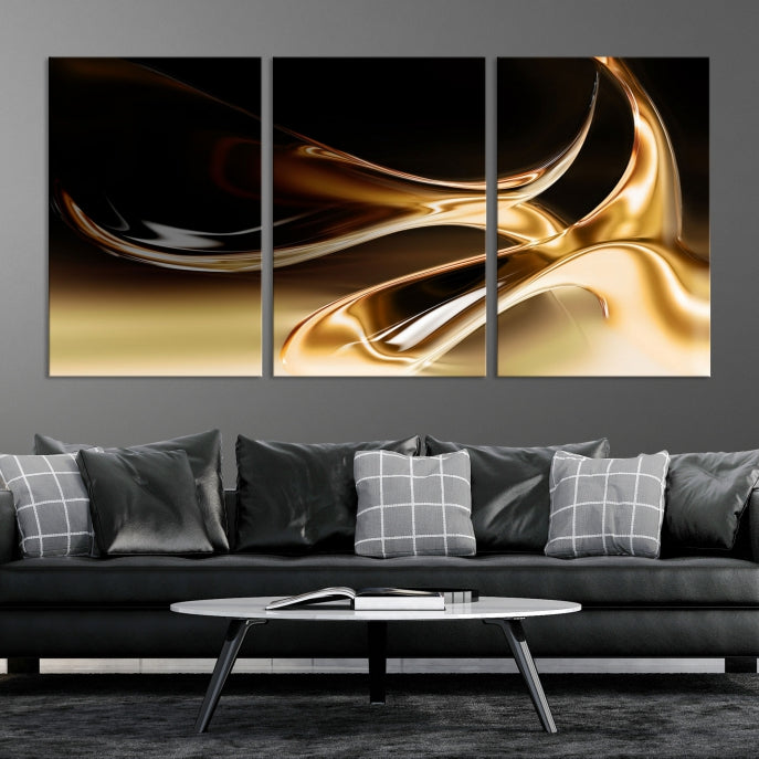 Abstract Wall Art Canvas Print Modern Home Office Decor