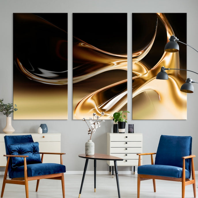 Abstract Wall Art Canvas Print Modern Home Office Decor