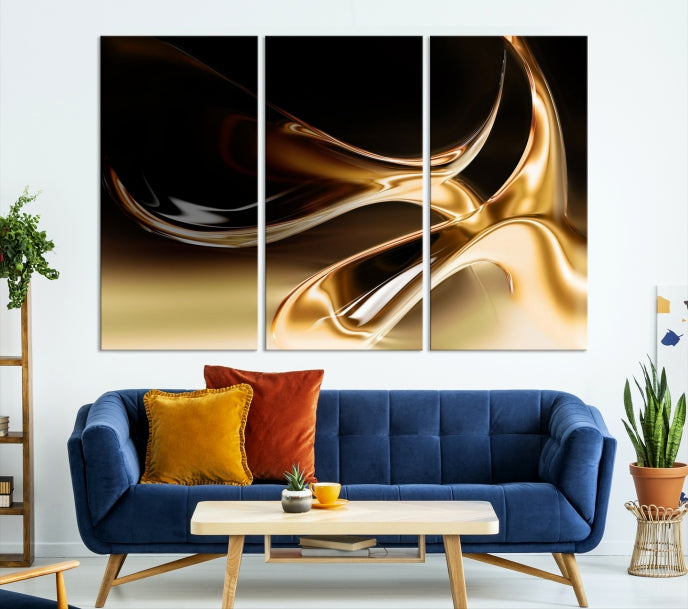 Abstract Wall Art Canvas Print Modern Home Office Decor