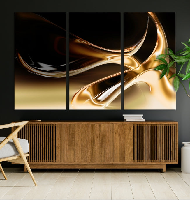 Abstract Wall Art Canvas Print Modern Home Office Decor