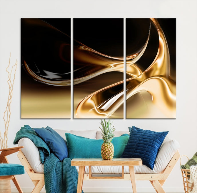 Abstract Wall Art Canvas Print Modern Home Office Decor