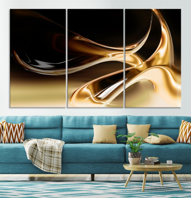 Abstract Wall Art Canvas Print Modern Home Office Decor