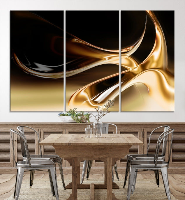 Abstract Wall Art Canvas Print Modern Home Office Decor