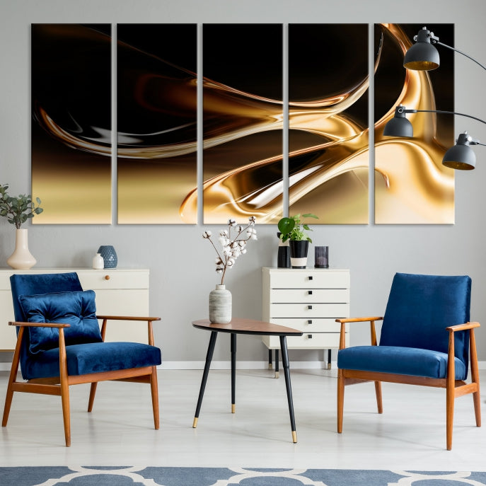 Abstract Wall Art Canvas Print Modern Home Office Decor