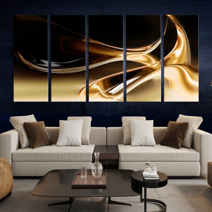 Abstract Wall Art Canvas Print Modern Home Office Decor