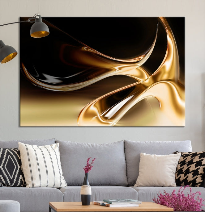 Abstract Wall Art Canvas Print Modern Home Office Decor