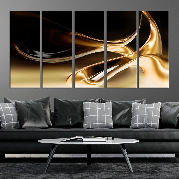 Abstract Wall Art Canvas Print Modern Home Office Decor