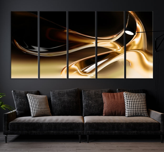 Abstract Wall Art Canvas Print Modern Home Office Decor