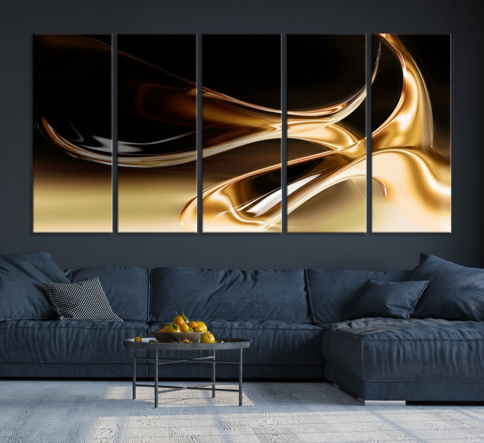 Abstract Wall Art Canvas Print Modern Home Office Decor