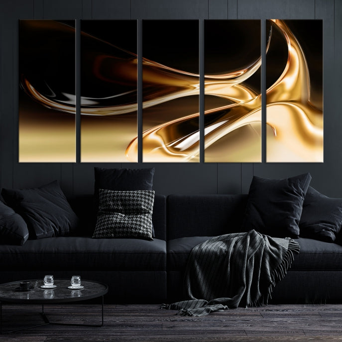 Abstract Wall Art Canvas Print Modern Home Office Decor