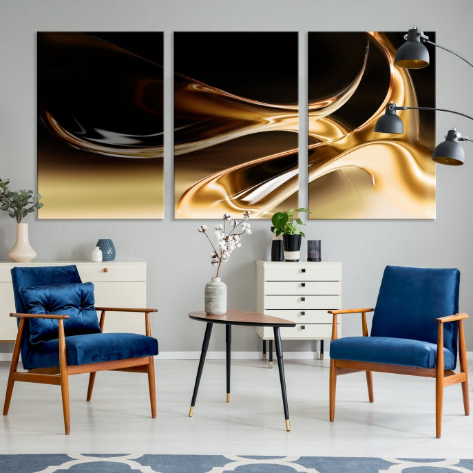 Abstract Wall Art Canvas Print Modern Home Office Decor