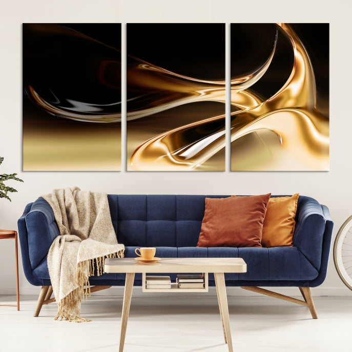 Abstract Wall Art Canvas Print Modern Home Office Decor