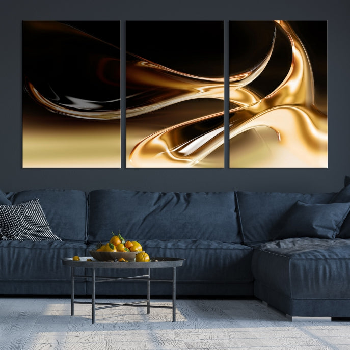 Abstract Wall Art Canvas Print Modern Home Office Decor