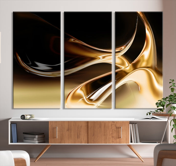 Abstract Wall Art Canvas Print Modern Home Office Decor