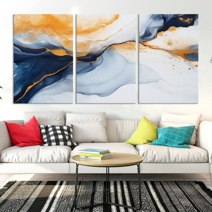 Abstract Wall Art, Marble Wall Decor, Marble Canvas Print, Abstract Canvas Print, Marble Painting, Set of