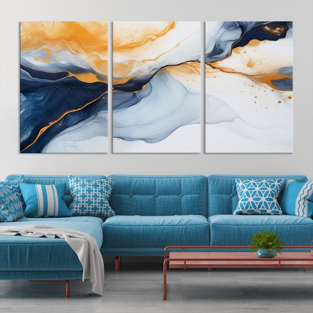 Abstract Wall Art, Marble Wall Decor, Marble Canvas Print, Abstract Canvas Print, Marble Painting, Set of